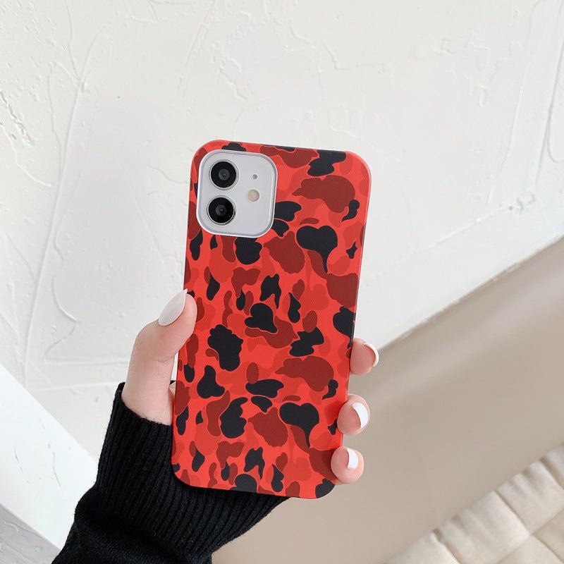 Coque rigide à motif camouflage pour iPhone - Shopbyshopima